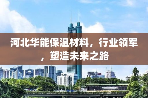 河北华能保温材料，行业领军，塑造未来之路