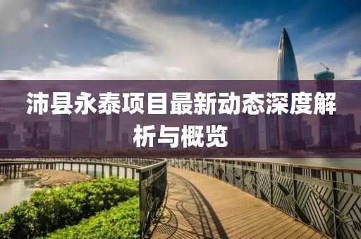 沛县永泰项目最新动态深度解析与概览