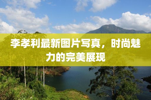 李孝利最新图片写真，时尚魅力的完美展现