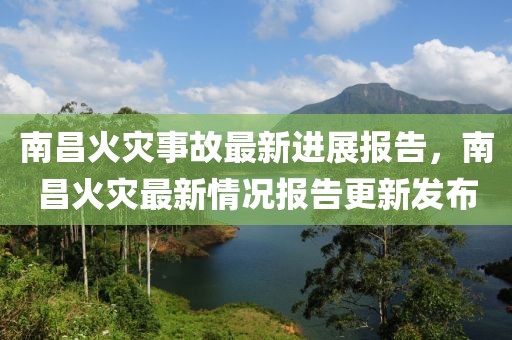 南昌火灾事故最新进展报告，南昌火灾最新情况报告更新发布