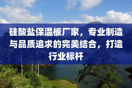 硅酸盐保温板厂家，专业制造与品质追求的完美结合，打造行业标杆