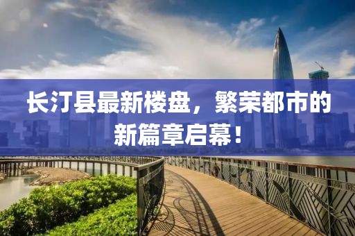 长汀县最新楼盘，繁荣都市的新篇章启幕！