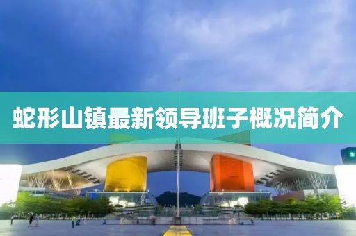 蛇形山镇最新领导班子概况简介