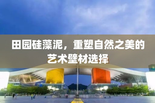 田园硅藻泥，重塑自然之美的艺术壁材选择
