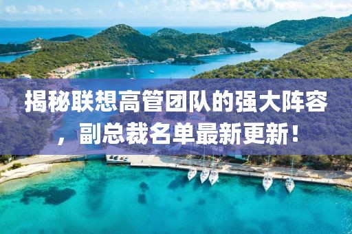 揭秘联想高管团队的强大阵容，副总裁名单最新更新！