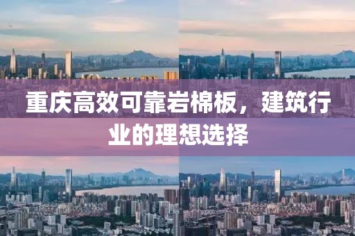 重庆高效可靠岩棉板，建筑行业的理想选择
