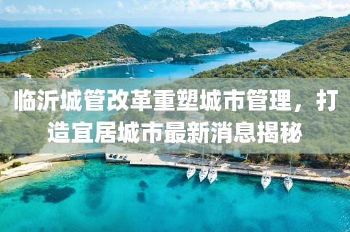 临沂城管改革重塑城市管理，打造宜居城市最新消息揭秘