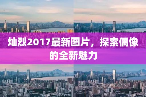 灿烈2017最新图片，探索偶像的全新魅力