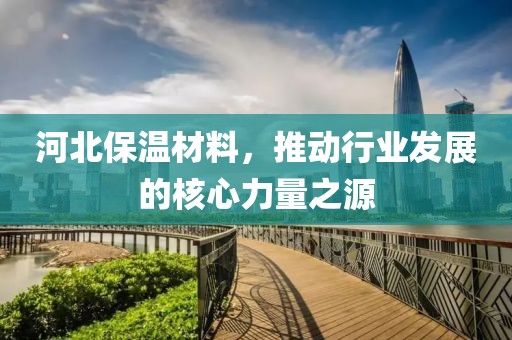 河北保温材料，推动行业发展的核心力量之源