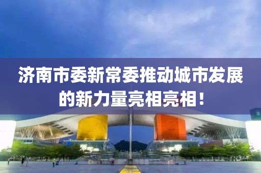 济南市委新常委推动城市发展的新力量亮相亮相！