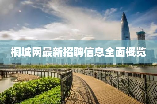 桐城网最新招聘信息全面概览