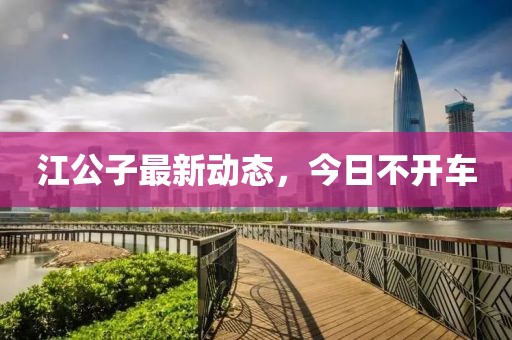 江公子最新动态，今日不开车