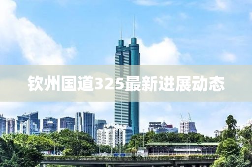 钦州国道325最新进展动态