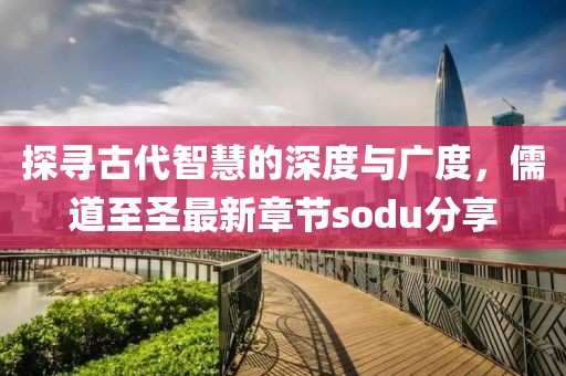 探寻古代智慧的深度与广度，儒道至圣最新章节sodu分享