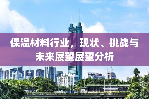 保温材料行业，现状、挑战与未来展望展望分析