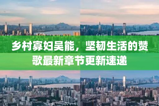 乡村寡妇吴能，坚韧生活的赞歌最新章节更新速递