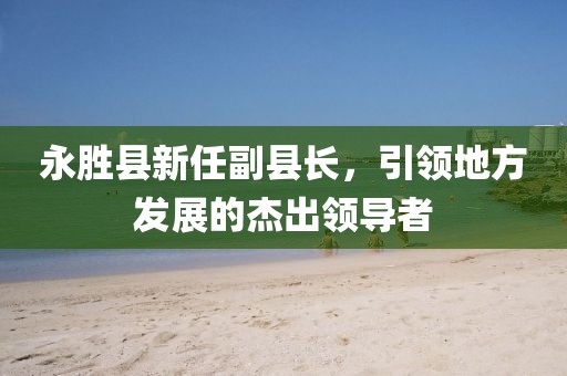 永胜县新任副县长，引领地方发展的杰出领导者