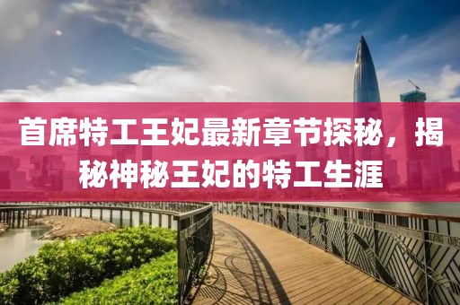 首席特工王妃最新章节探秘，揭秘神秘王妃的特工生涯