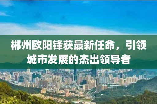 郴州欧阳锋获最新任命，引领城市发展的杰出领导者