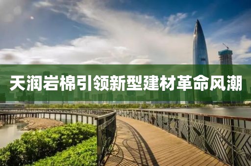 天润岩棉引领新型建材革命风潮