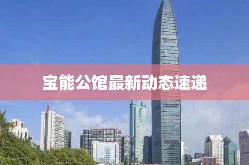 宝能公馆最新动态速递
