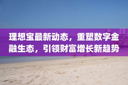 理想宝最新动态，重塑数字金融生态，引领财富增长新趋势