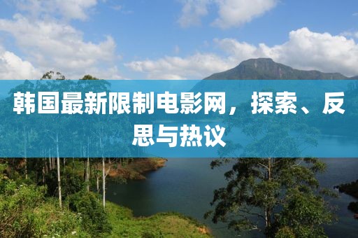 韩国最新限制电影网，探索、反思与热议