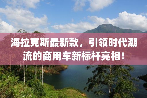 海拉克斯最新款，引领时代潮流的商用车新标杆亮相！