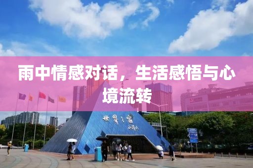 雨中情感对话，生活感悟与心境流转