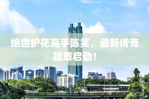 绝世护花高手陈笑，最新传奇篇章启动！
