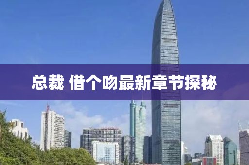 总裁 借个吻最新章节探秘