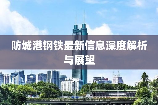 防城港钢铁最新信息深度解析与展望