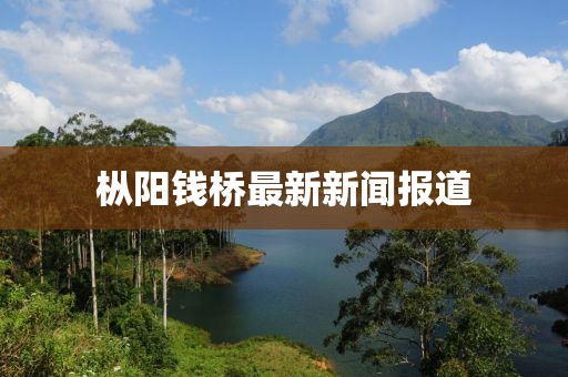 枞阳钱桥最新新闻报道