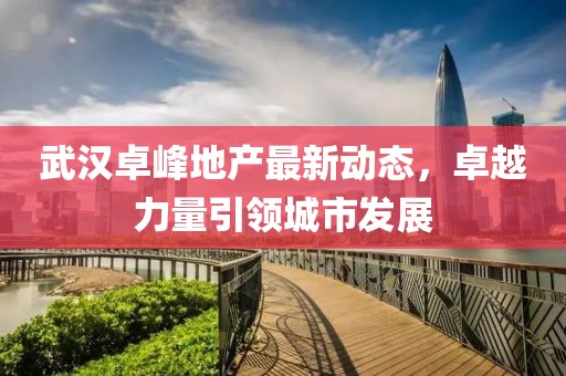 武汉卓峰地产最新动态，卓越力量引领城市发展