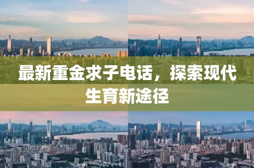 最新重金求子电话，探索现代生育新途径