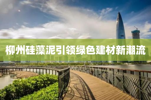 柳州硅藻泥引领绿色建材新潮流