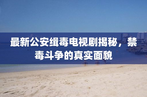 最新公安缉毒电视剧揭秘，禁毒斗争的真实面貌