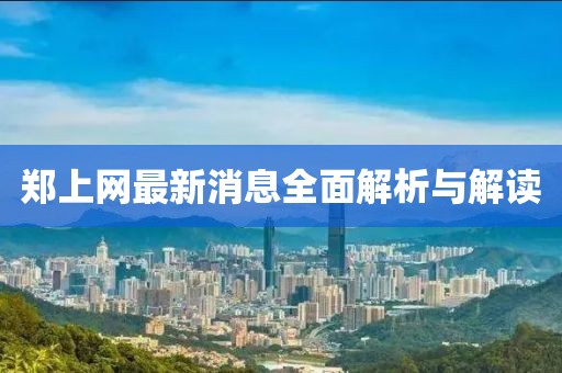 郑上网最新消息全面解析与解读