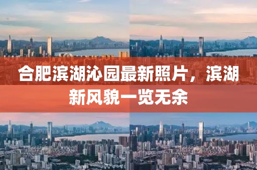 合肥滨湖沁园最新照片，滨湖新风貌一览无余