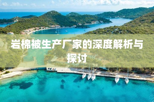 岩棉被生产厂家的深度解析与探讨