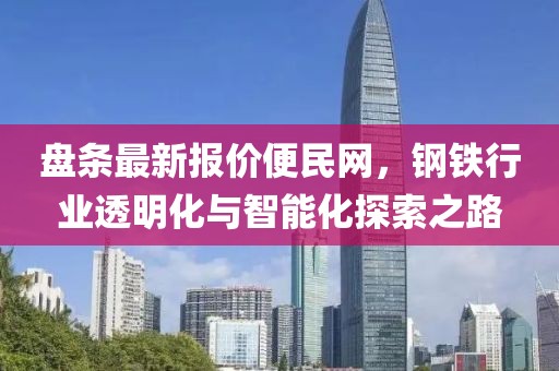 盘条最新报价便民网，钢铁行业透明化与智能化探索之路