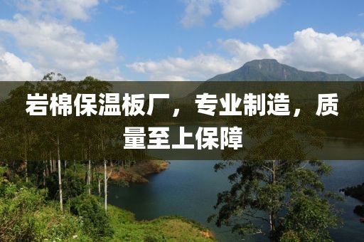 岩棉保温板厂，专业制造，质量至上保障