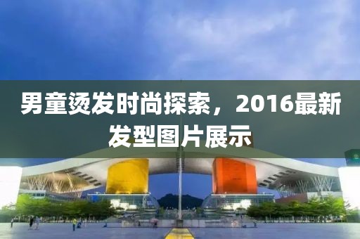 男童烫发时尚探索，2016最新发型图片展示
