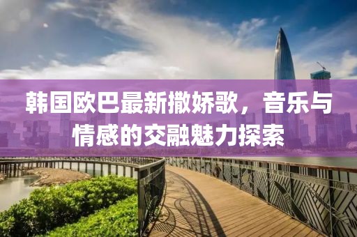 韩国欧巴最新撒娇歌，音乐与情感的交融魅力探索