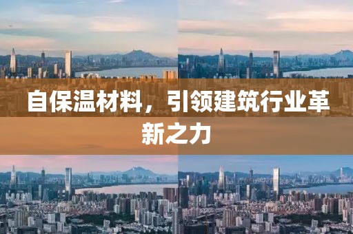 自保温材料，引领建筑行业革新之力