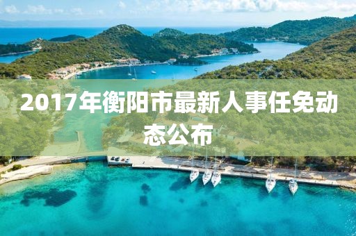 2017年衡阳市最新人事任免动态公布
