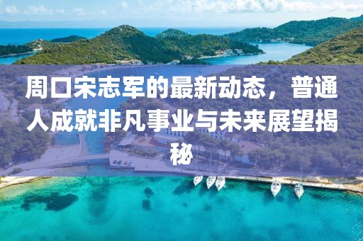 周口宋志军的最新动态，普通人成就非凡事业与未来展望揭秘