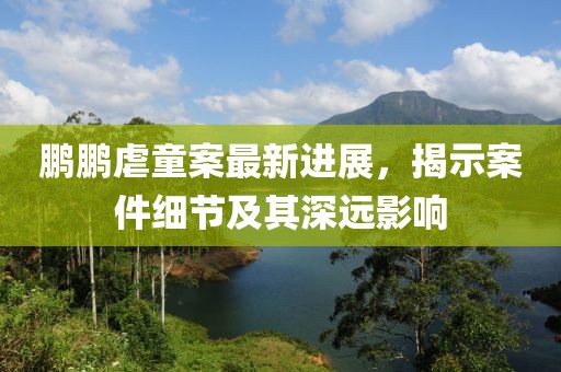 鹏鹏虐童案最新进展，揭示案件细节及其深远影响