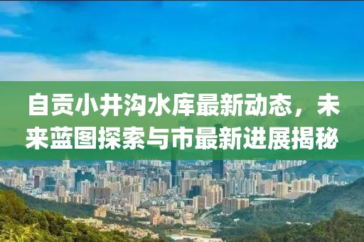 自贡小井沟水库最新动态，未来蓝图探索与市最新进展揭秘