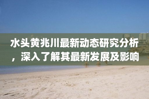 水头黄兆川最新动态研究分析，深入了解其最新发展及影响